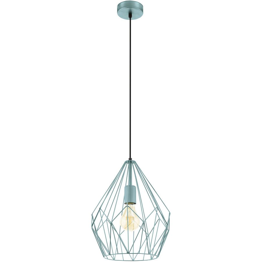 Eglo Pendellampe Carlton Cyan Stahl 31 cm 110 cm - Farbe: Mint - Pendellampe