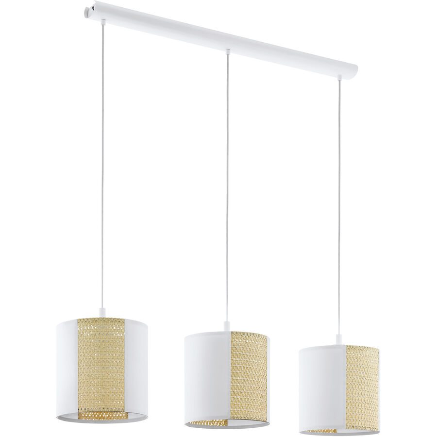 Eglo Pendellampe Arnhem Weiss Stahl 24 cm 110 cm - Pendellampe
