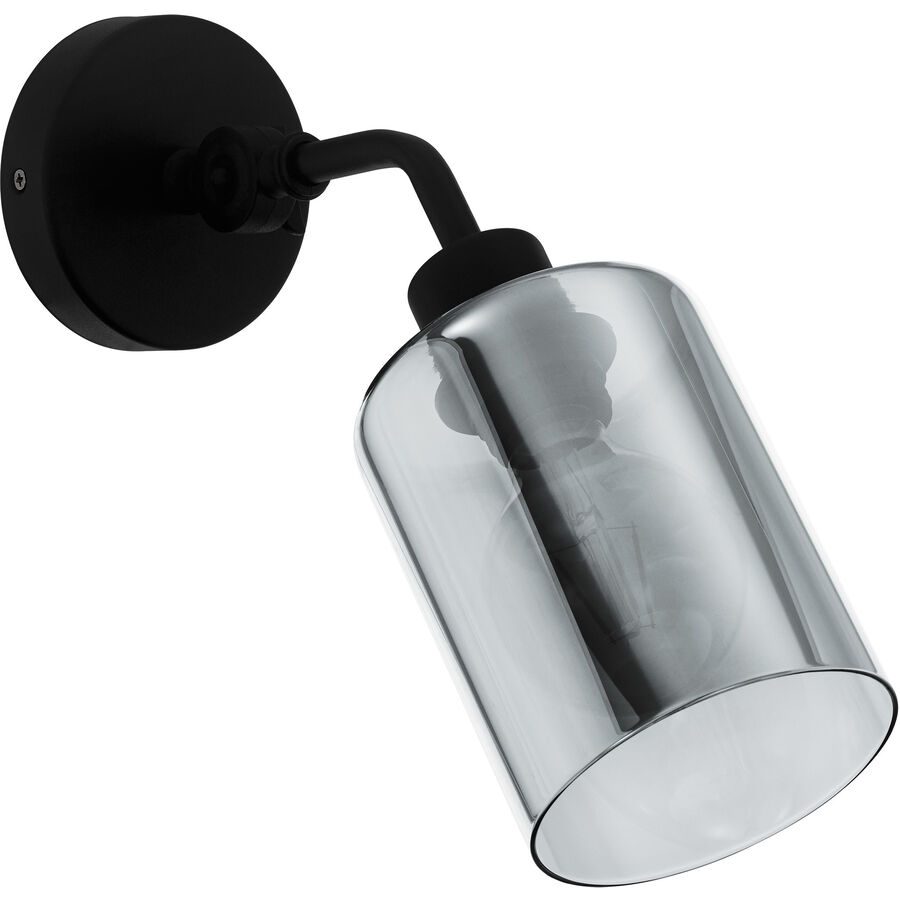 Eglo Wandlampe Forestburg Schwarz Stahl 29 cm - Wandlampe