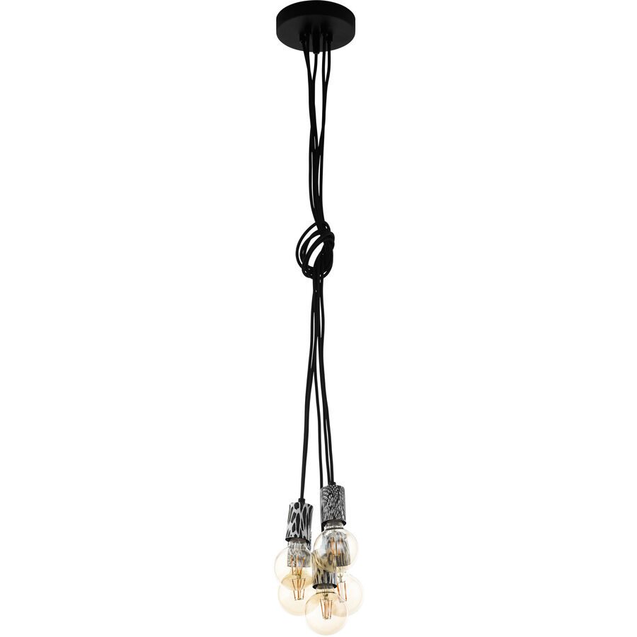 Eglo Pendellampe Nagpur Schwarz Stahl 14.5 cm 131 cm - Pendellampe