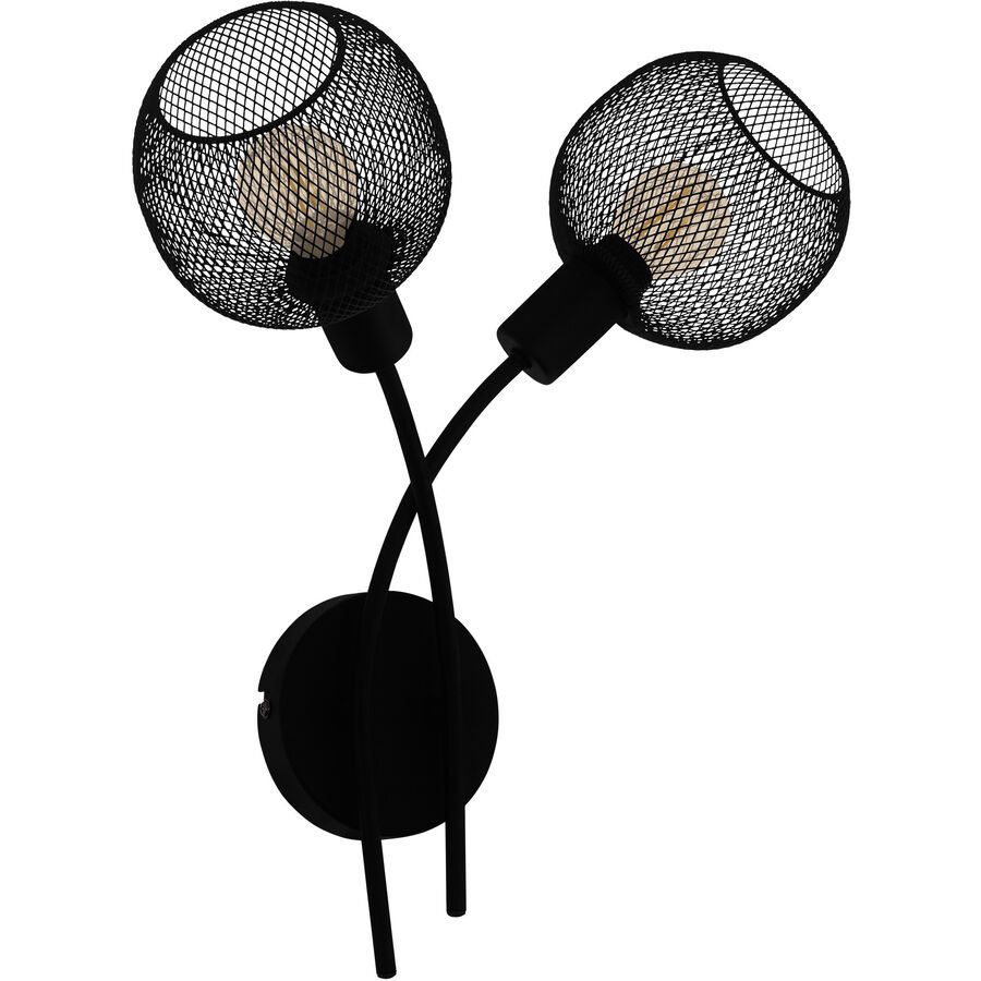 Eglo Wandlampe Wrington 1 Schwarz Stahl 35.5 cm - Wandlampe
