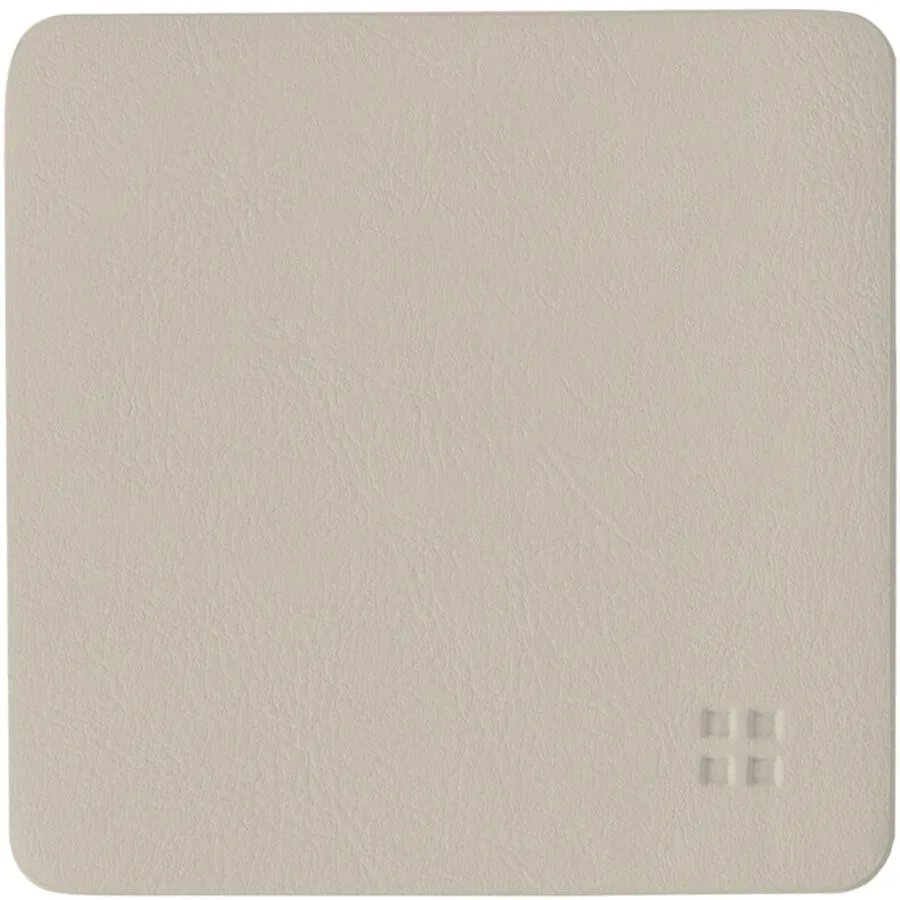 Untersetzer Ambiente Beige Kunststoff 10 x 10 cm 10 cm - Farbe: sand - Material: PVC - Untersetzer