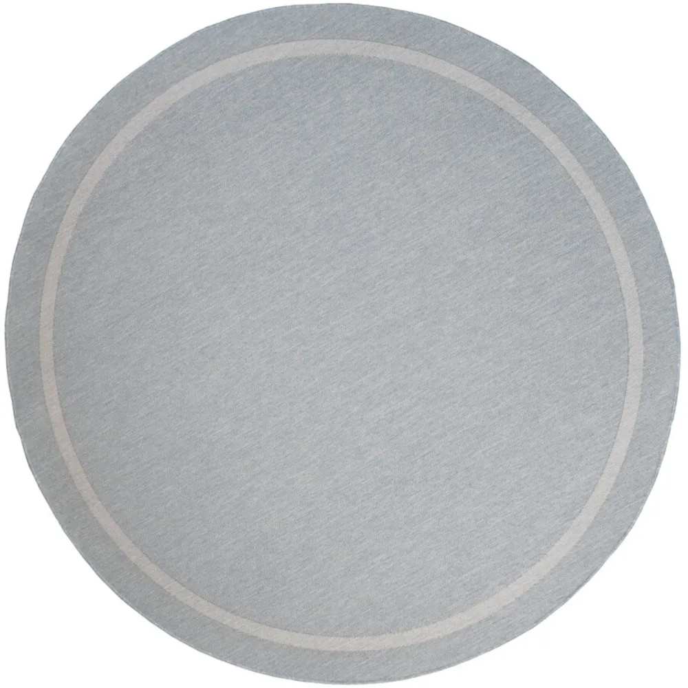 Outdoor-Teppich Newport Blau Einfarbig Polypropylen 200 x 200 cm - Outdoor-Teppich