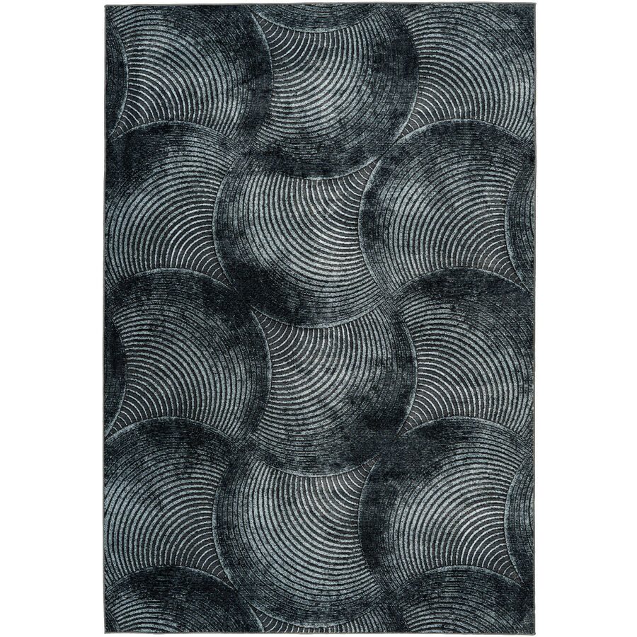 Teppich Greta Schwarz Polyester 160 cm 230 cm - Farbe: anth.-schwarz - Material: Recycled Polyester - Teppich