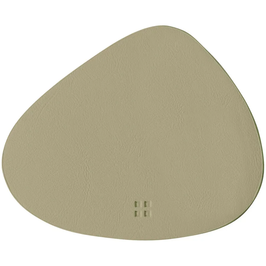 Untersetzer Ambiente Grün Vinyl 11.5 cm - Farbe: olive - Material: PVC - Untersetzer