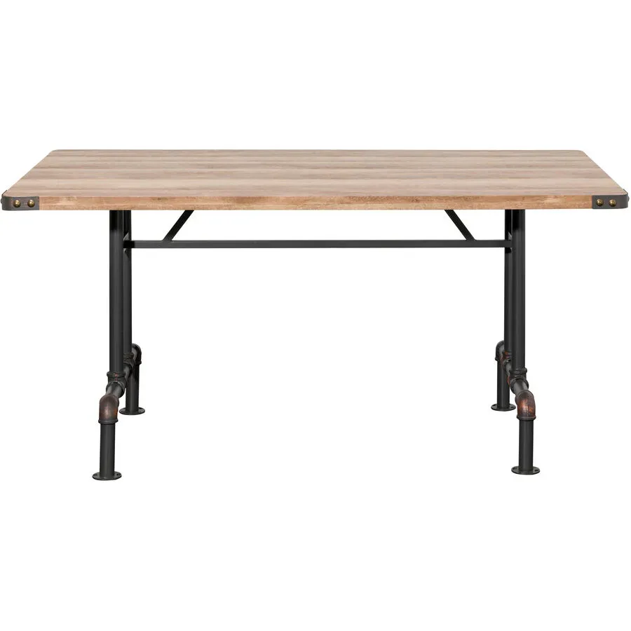 Tisch Nael Braun MDF/Metall 93 cm - Farbe: natur - Tisch