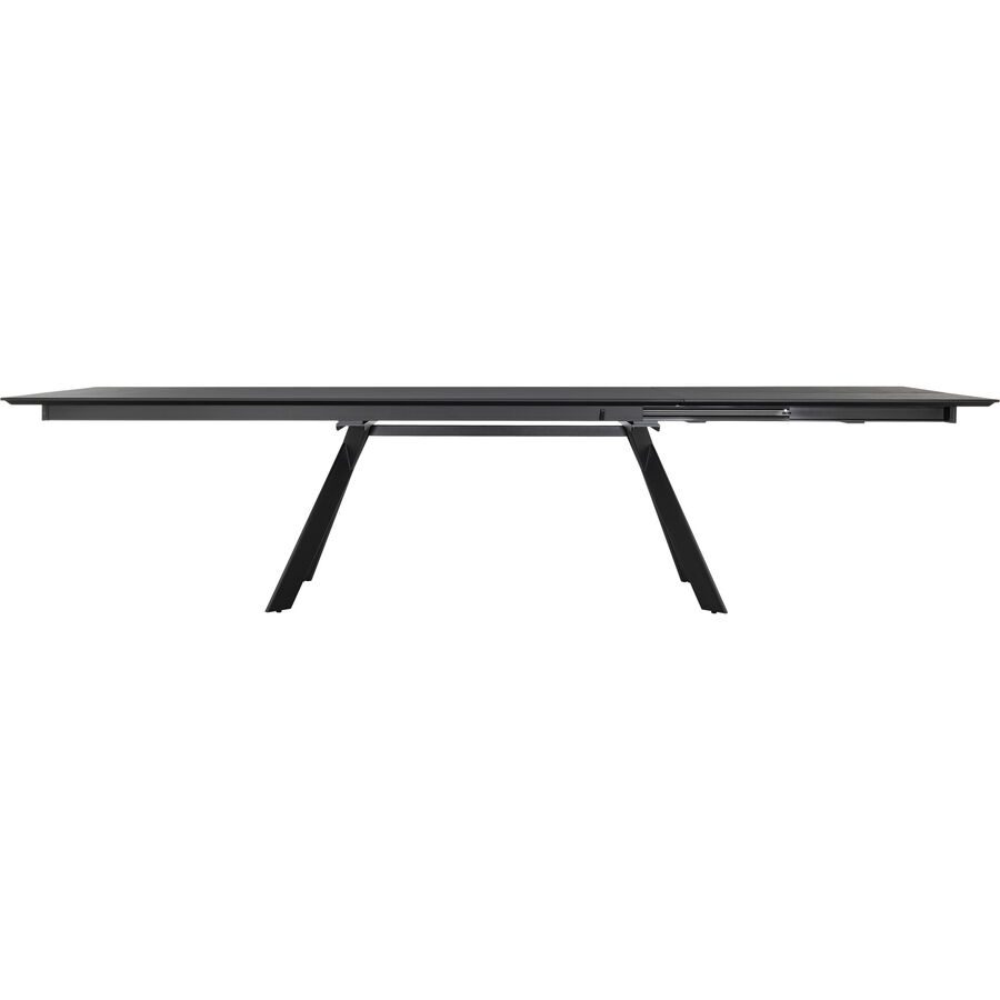 WILLISAU SWITZERLAND Esstisch Willisau Torino HPL 220 cm ausziehbar - Farbe: Schwarz - Tisch