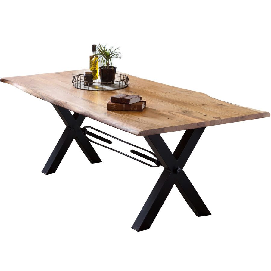 Tisch Skyler Braun Holz 180 cm - Farbe: natur - Material: Akazie - Tisch