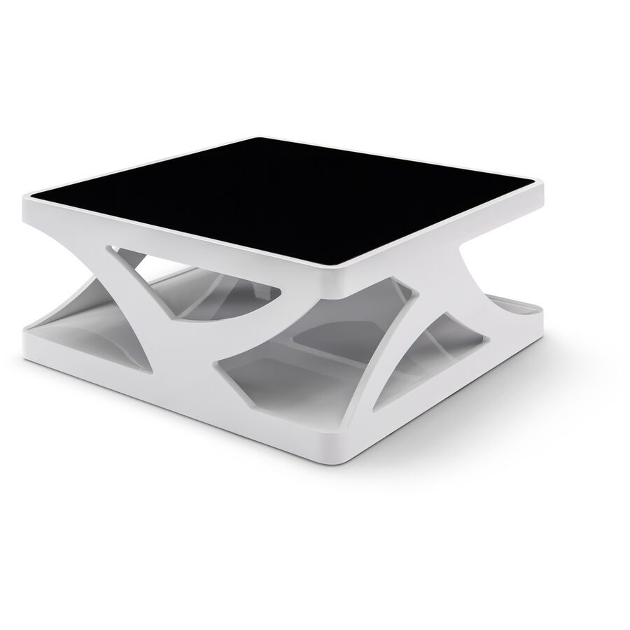 Salontisch Perry Schwarz/Weiss MDF 90 cm - Farbe: weiss/schwarz - Salontisch