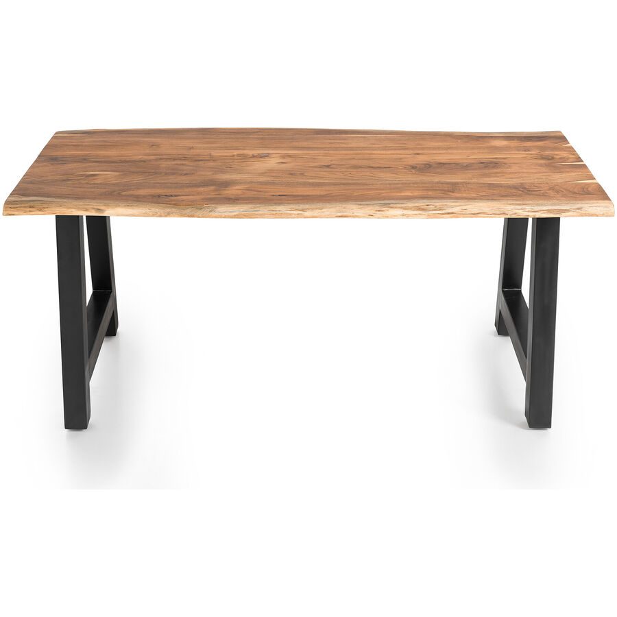 Tisch Gerardo Braun Holz 200 cm - Farbe: natur - Material: Akazie - Tisch