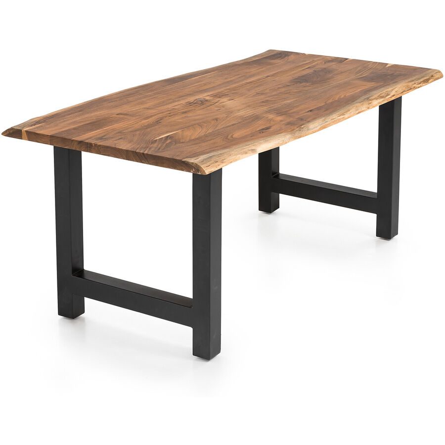 Tisch Gerardo Braun Holz 180 cm - Farbe: natur - Material: Akazie - Tisch