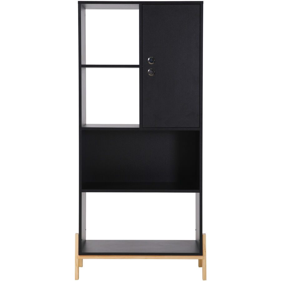 Regal Klaus Schwarz MDF 72.5 cm 154 cm - Regal
