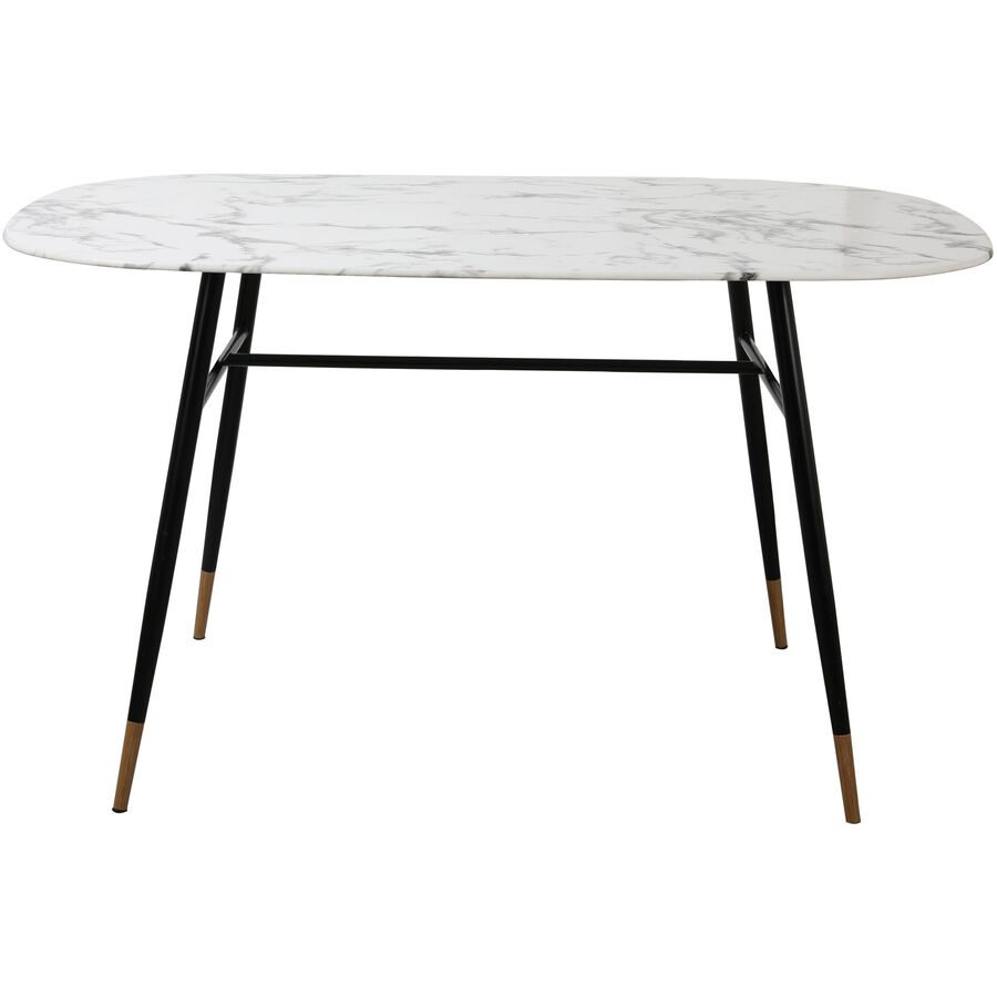 Tisch Serena Weiss Glas 140 cm - Tisch