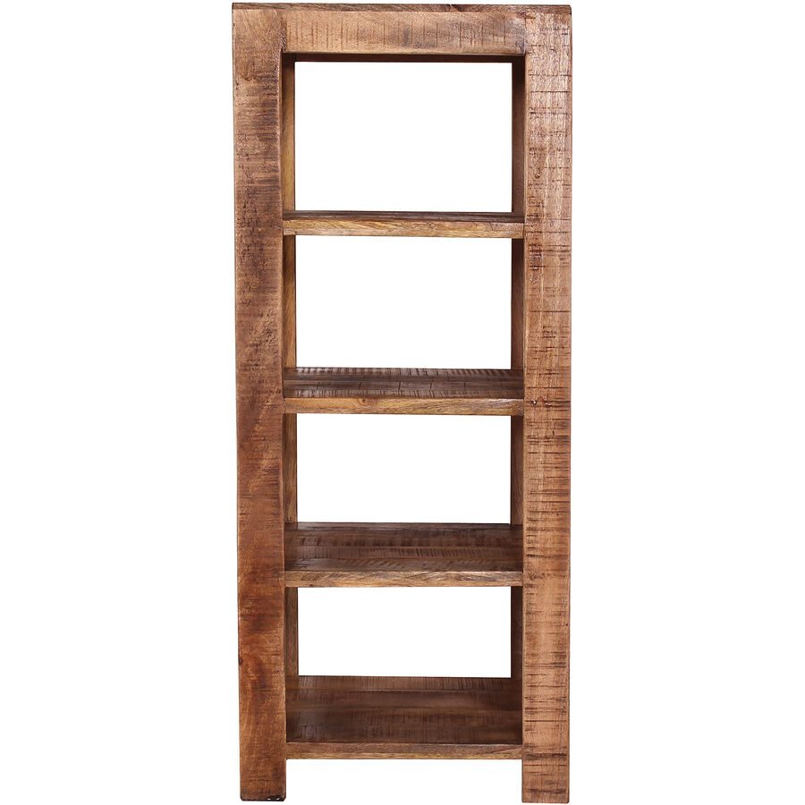 Regal Pietro Braun Holz 44 cm 105 cm - Farbe: natur - Material: Mangoholz massiv - Regal