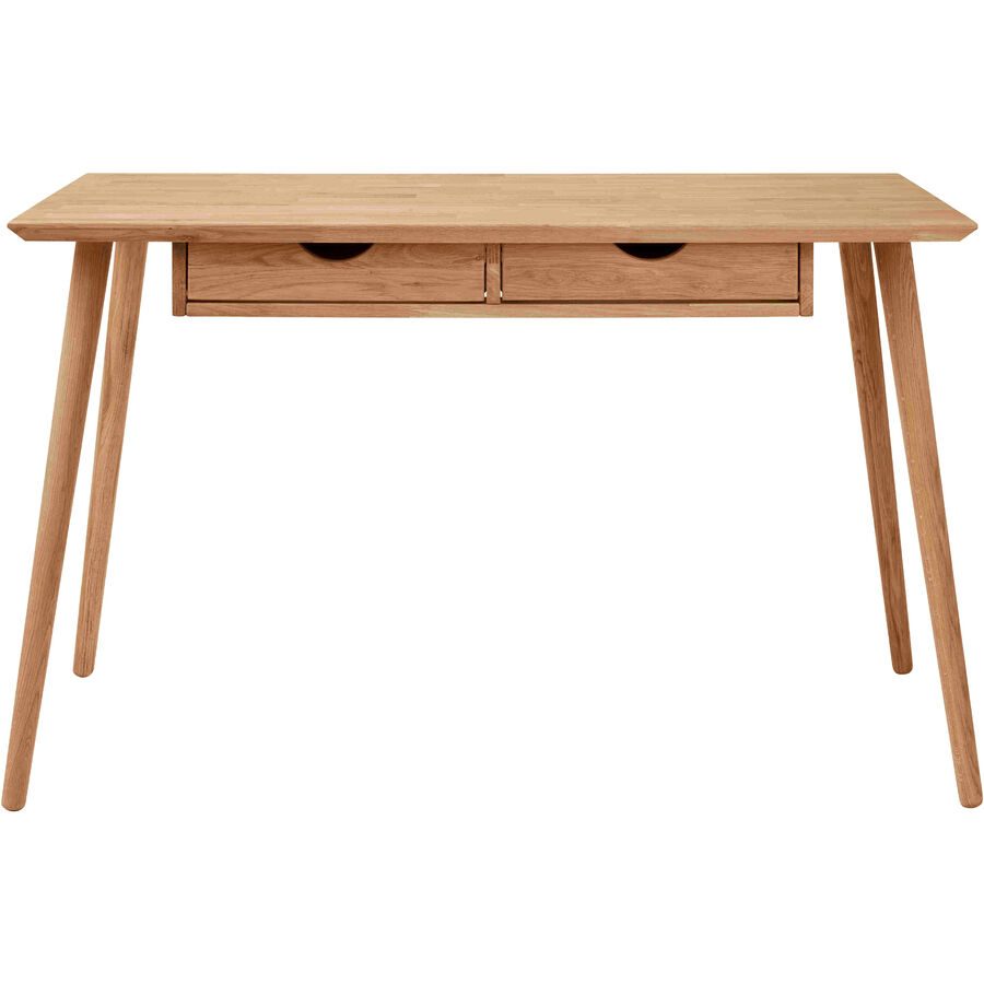 Schreibtisch Vaug Braun Holz 120 cm - Farbe: natur - Material: Wildeiche - Schreibtisch
