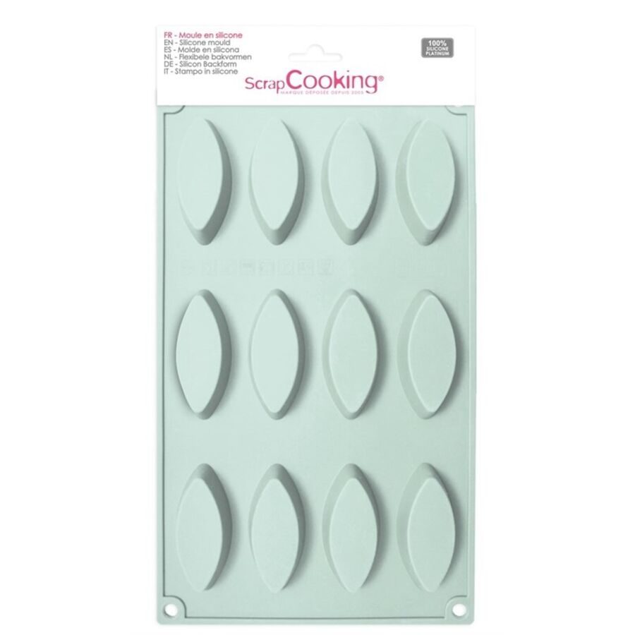 Back-/Auflaufform Scrap Cooking Cyan Silikon 29.4 cm 17.2 cm - Farbe: Mint - Back-/Auflaufform