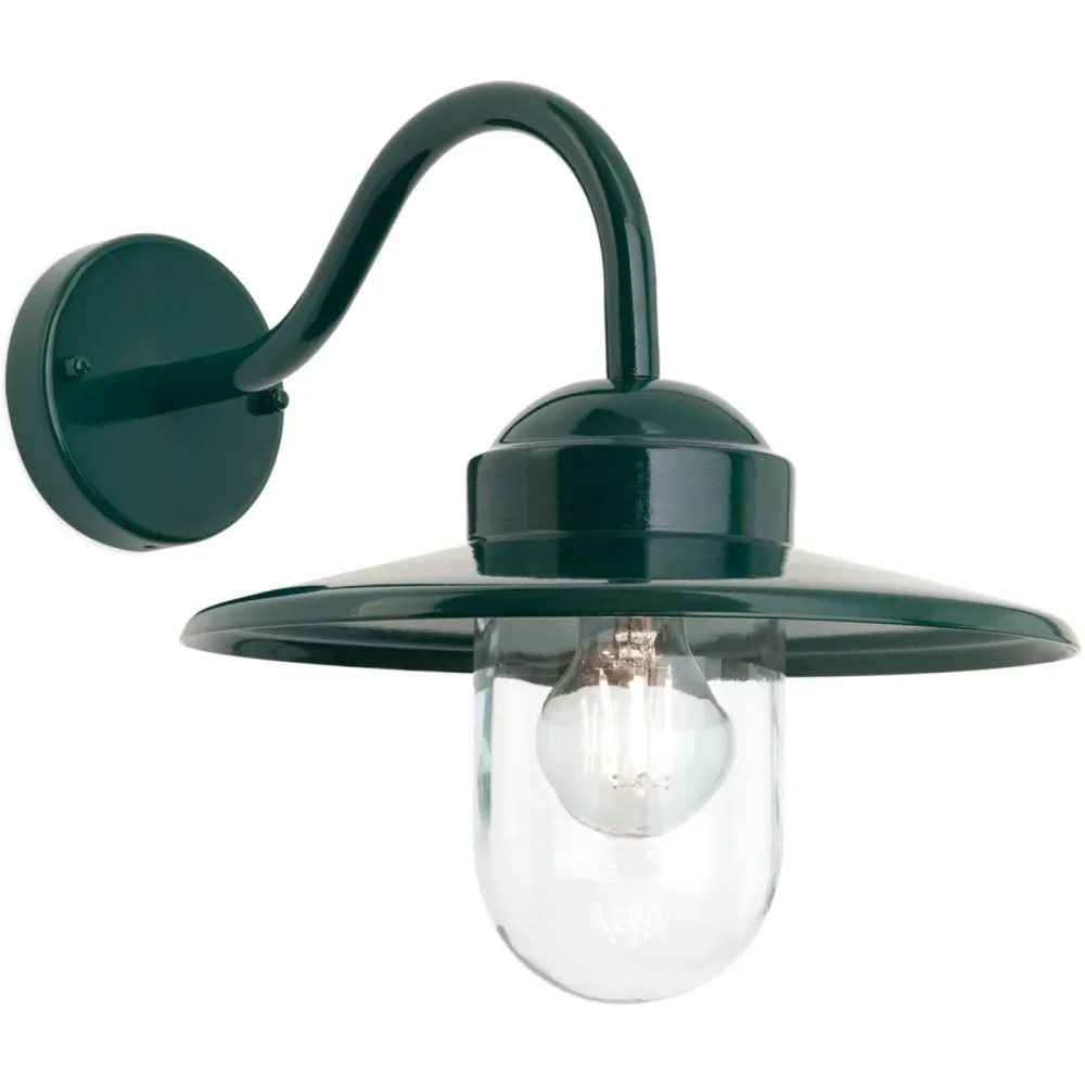 Wandlampe aussen Edward Grün Aluminium 38 cm - Wandlampe aussen