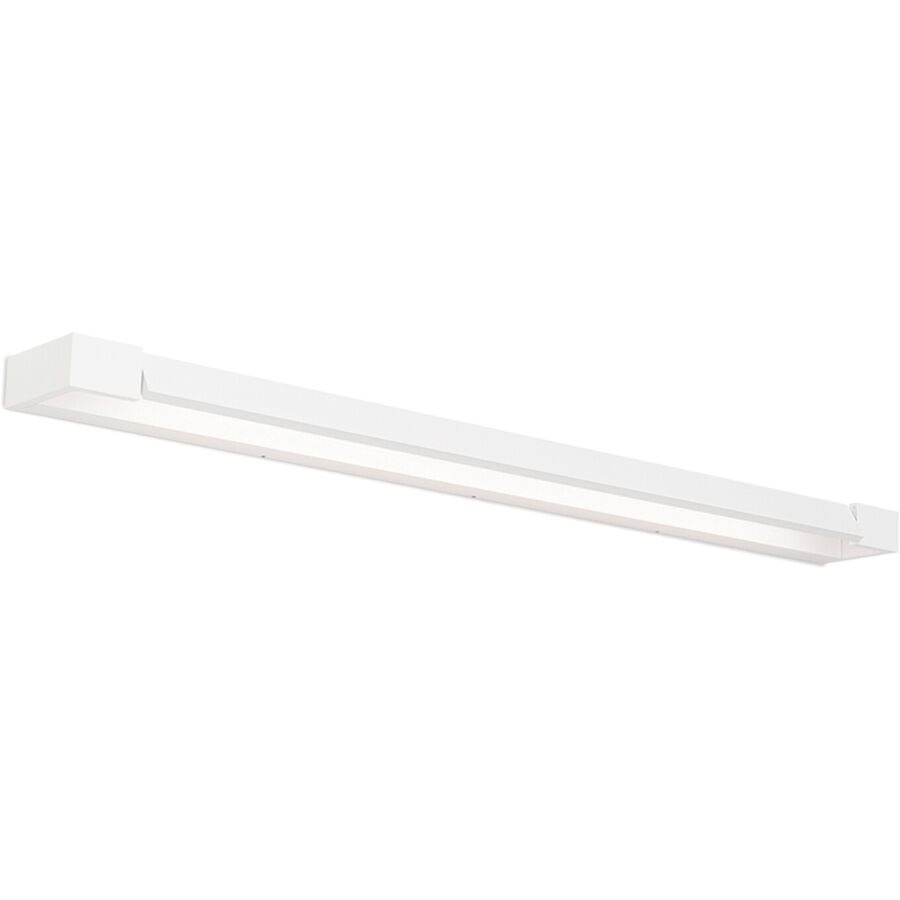 Wandlampe Marilyn Weiss Aluminium 90 cm 4.2 cm - Lichtfarbe: Warmweiss - Wandlampe