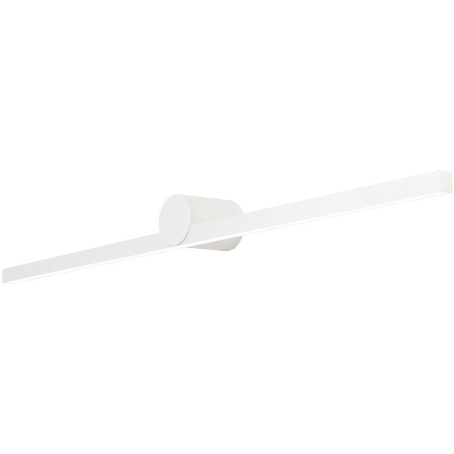 Wandlampe Beauty Weiss Aluminium 101 cm 7.6 cm - Lichtfarbe: Warmweiss - Wandlampe
