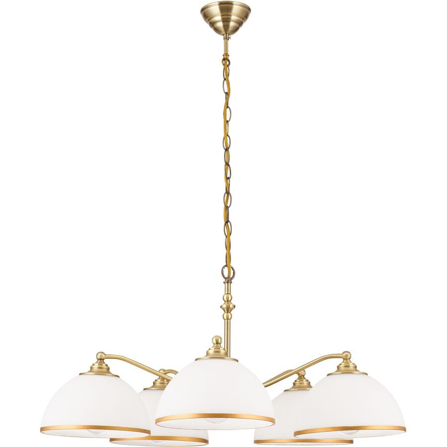 Pendellampe Old Lamp Stahl 75 cm 75 cm - Farbe: Altmessing - Pendellampe