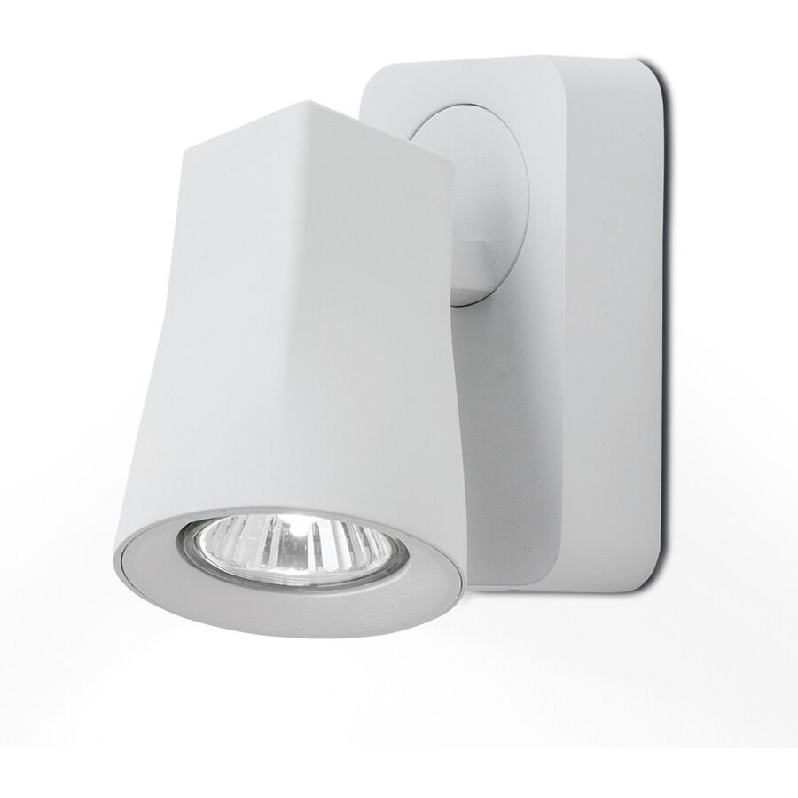 Spot Aurora Weiss 8 cm - Material: Aluminium-Druckguss - Spot