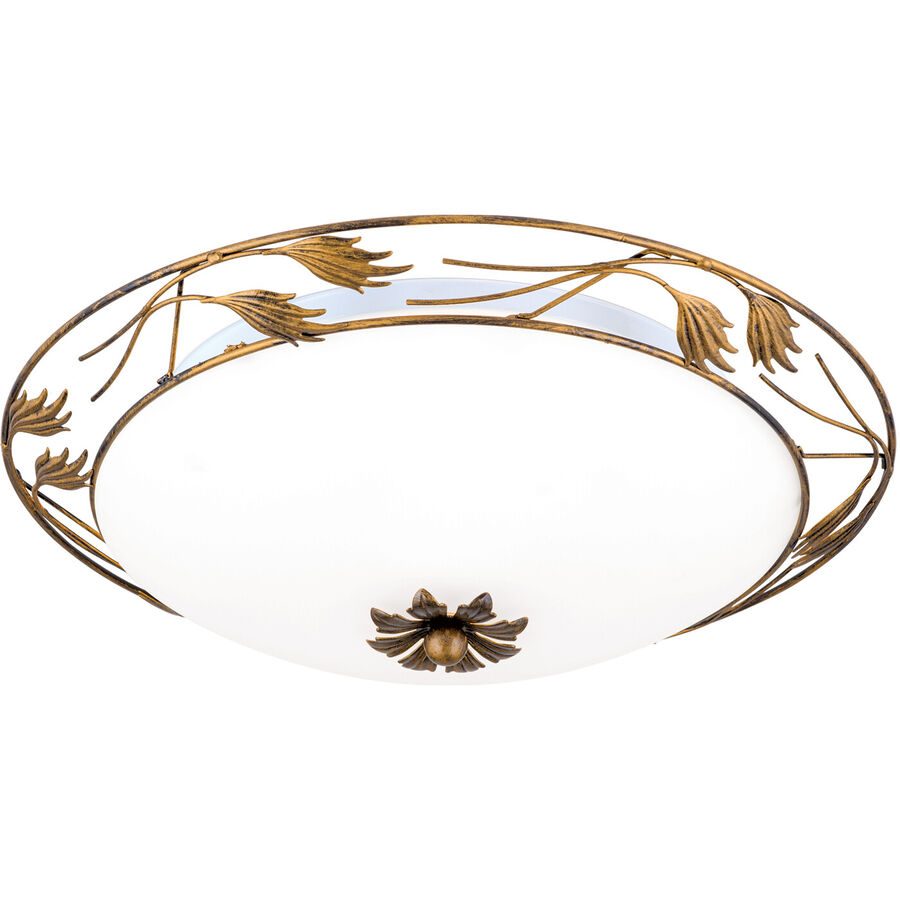 Deckenlampe Fleur Stahl 50 cm 50 cm - Farbe: Antik - Deckenlampe