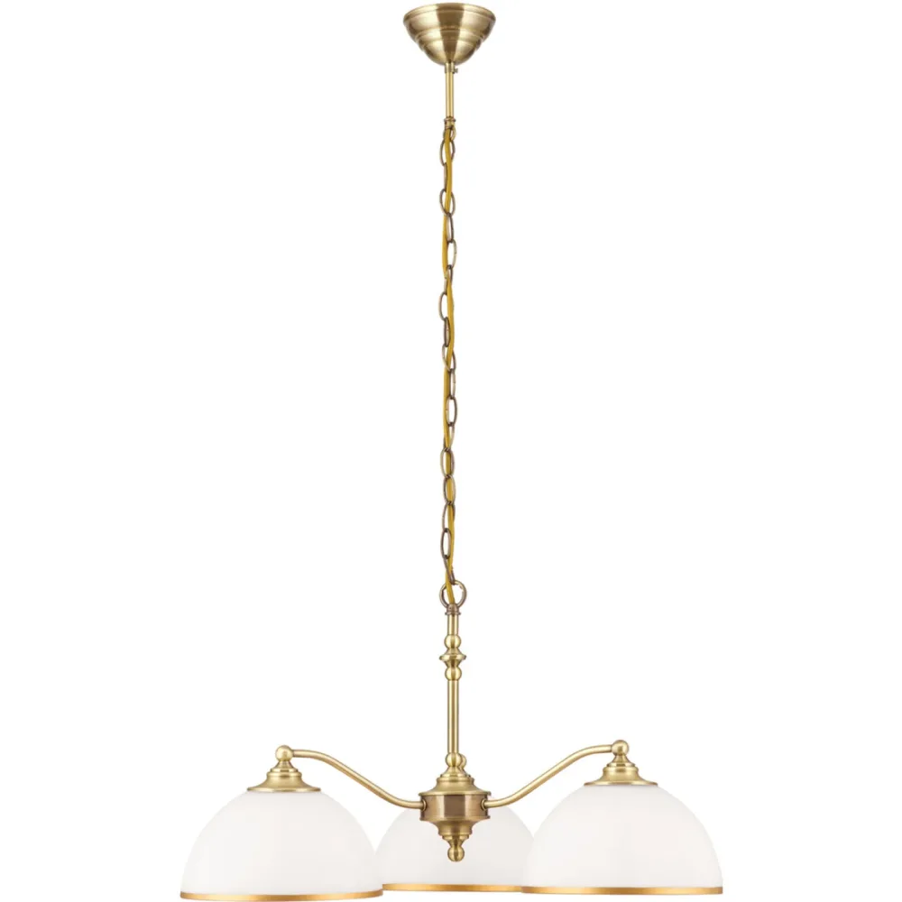 Pendellampe Old Lamp Stahl 65 cm 65 cm - Farbe: Altmessing - Pendellampe