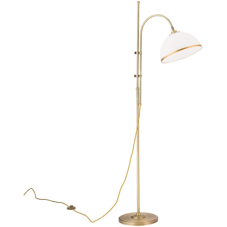 Stehlampe Old Lamp Stahl 48 cm 31 cm - Farbe: Altmessing - Stehlampe
