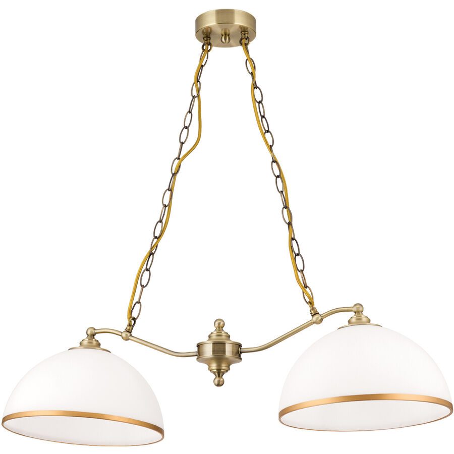 Pendellampe Old Lamp Stahl 30 cm - Farbe: Altmessing - Pendellampe