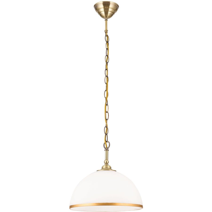 Pendellampe Old Lamp Stahl 30 cm 30 cm - Farbe: Altmessing - Pendellampe