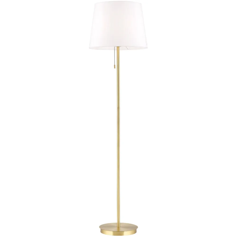 Stehlampe Ludwig Stahl 40 cm 40 cm - Farbe: Altmessing - Stehlampe