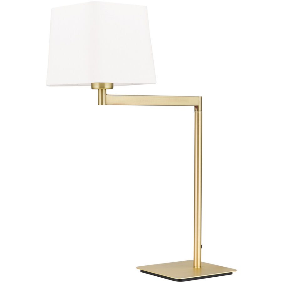 Tischlampe Carlton Stahl 37.5 cm - Farbe: messing matt - Tischlampe
