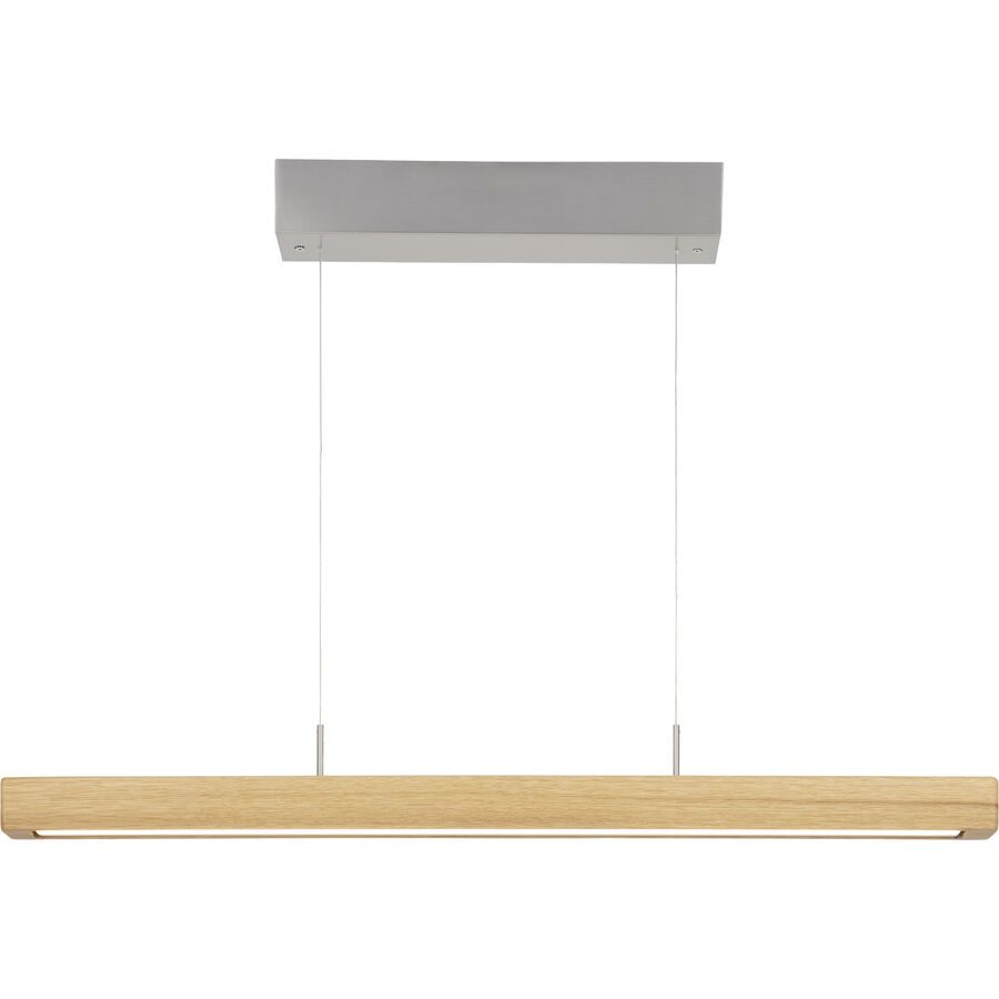 HERZBLUT Pendellampe Leonora Braun/Grau Metall/Holz 85 cm 160 cm - Farbe: grau/braun - LED - Lichtfarbe: Extra warmweiss - Helles Neutralweiss -