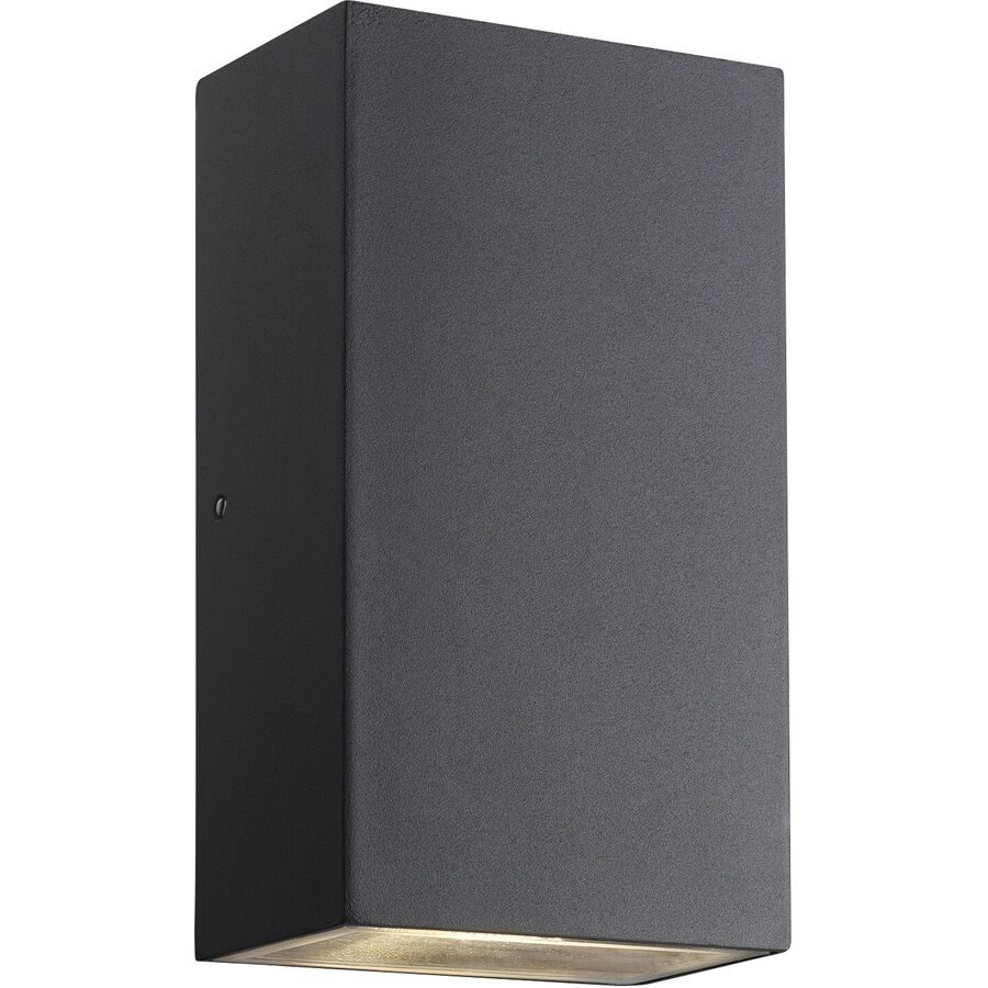 NORDLUX Wandlampe aussen Rold Schwarz Glas/Metall 9 cm 16 cm - LED - Lichtfarbe: Warmweiss - Material: Metall/Glas - Wandlampe aussen- LED