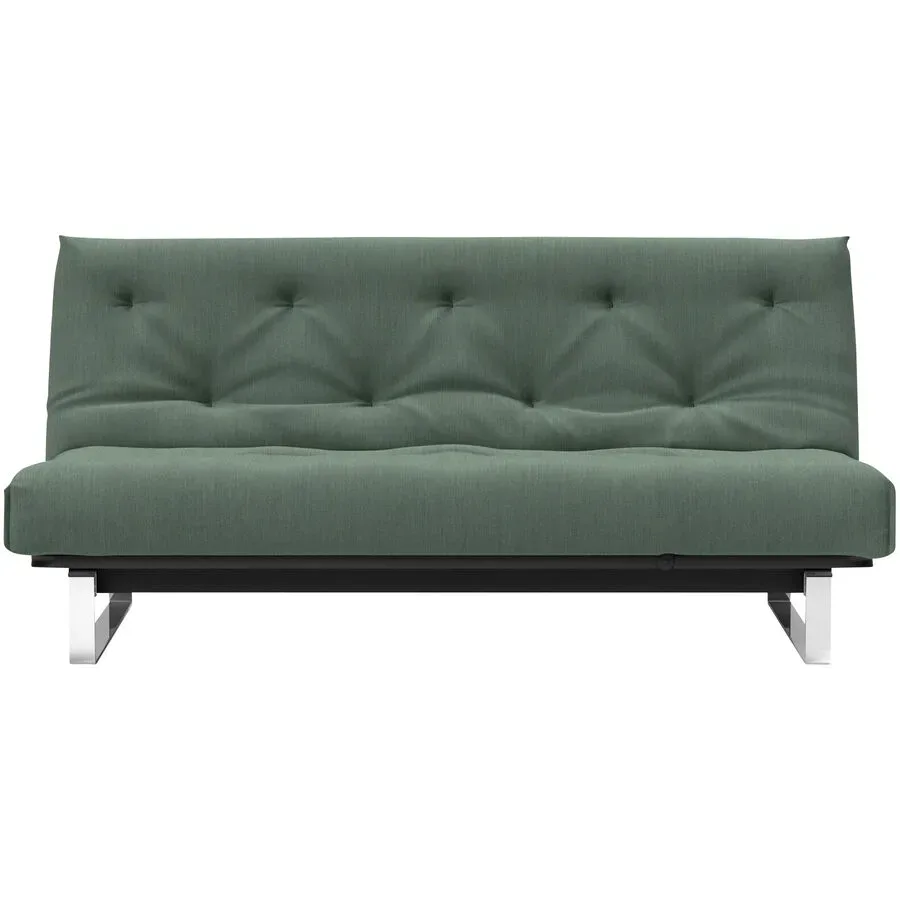 Innovation Bettsofa Rehalp Grün Metall 200 cm 100 cm Verstellbare Lehne - Bettsofa