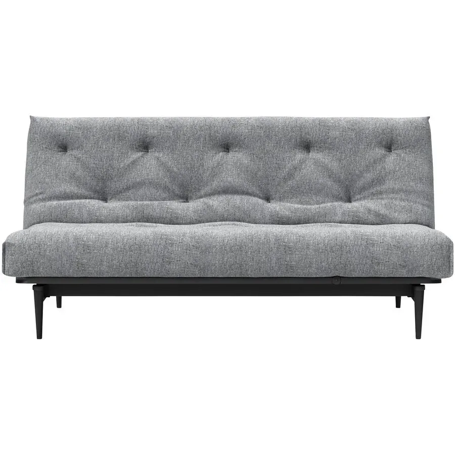 Innovation Bettsofa Rehalp Grau Holz/Stoff/Metall 200 cm 100 cm Verstellbare Lehne - Material: Holz, Stoff, Metall - Bettsofa