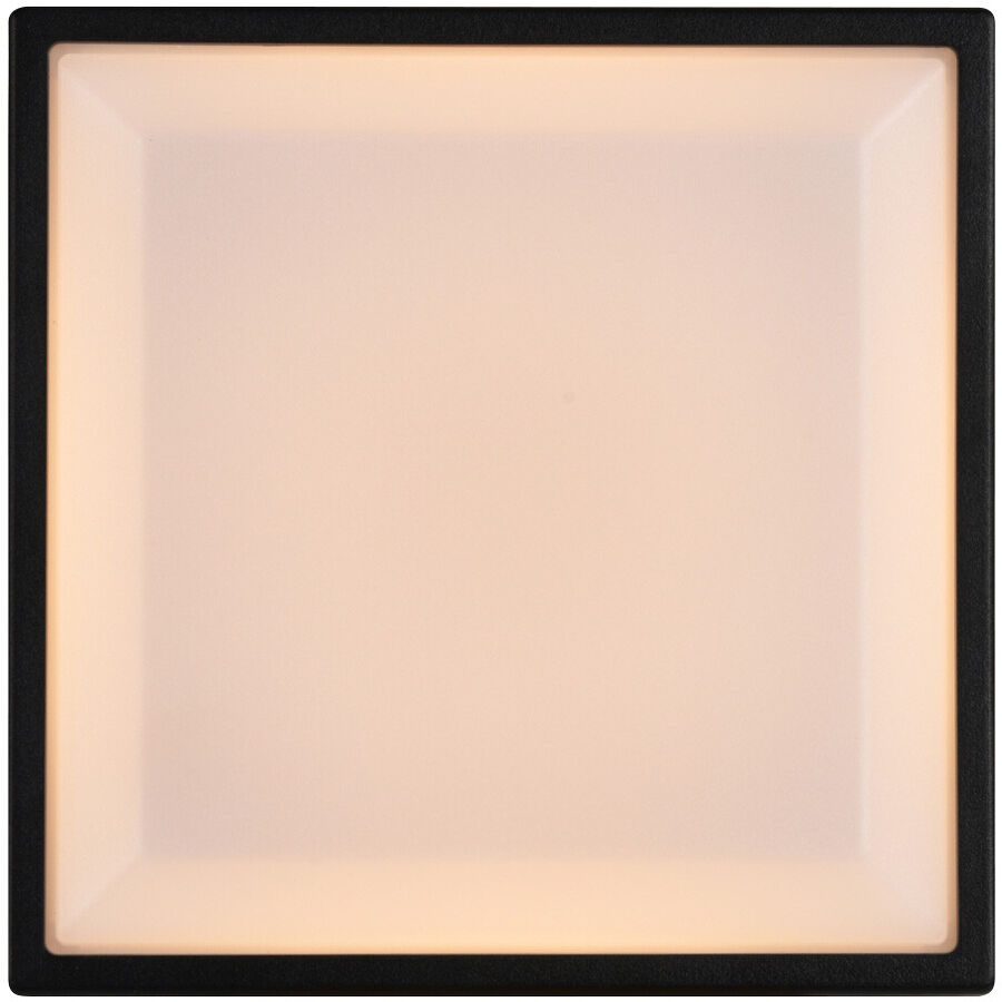 NORDLUX Wandlampe aussen Oliver Schwarz Kunststoff 17.5 cm 17.5 cm - LED - Lichtfarbe: Warmweiss - Material: PVC - Wandlampe aussen- LED