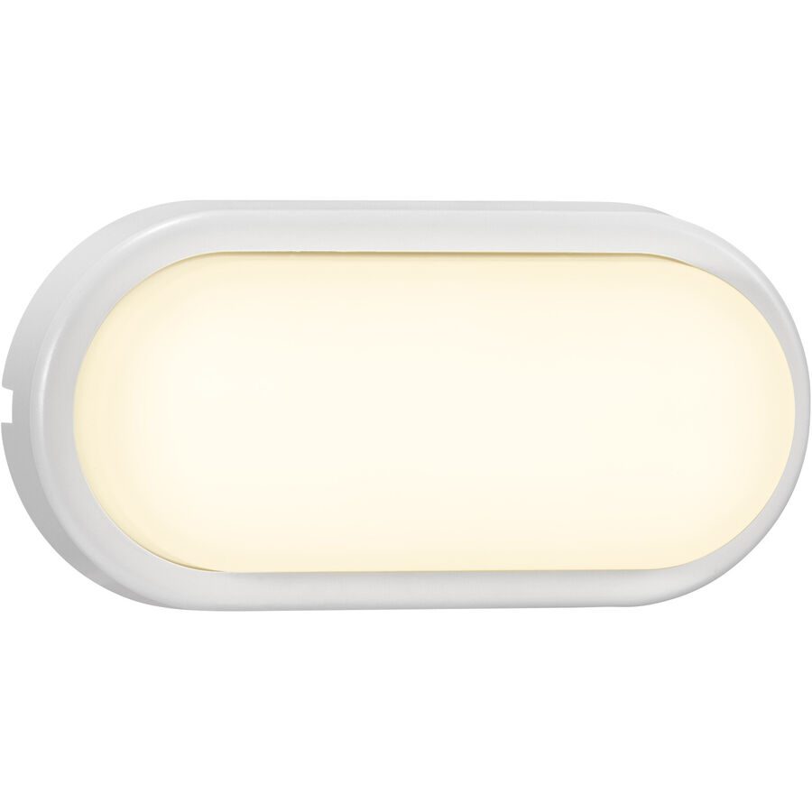 NORDLUX Wandlampe aussen Cuba Weiss Kunststoff 10 cm 20.5 cm - LED - Lichtfarbe: Warmweiss - Material: PVC - Wandlampe aussen- LED Energiesparlampe