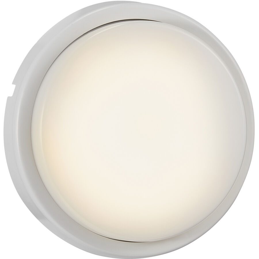 NORDLUX Wandlampe aussen Cuba Weiss Kunststoff 17.5 cm 17.5 cm - LED - Lichtfarbe: Warmweiss - Material: PVC - Wandlampe aussen- LED Energiesparlampe