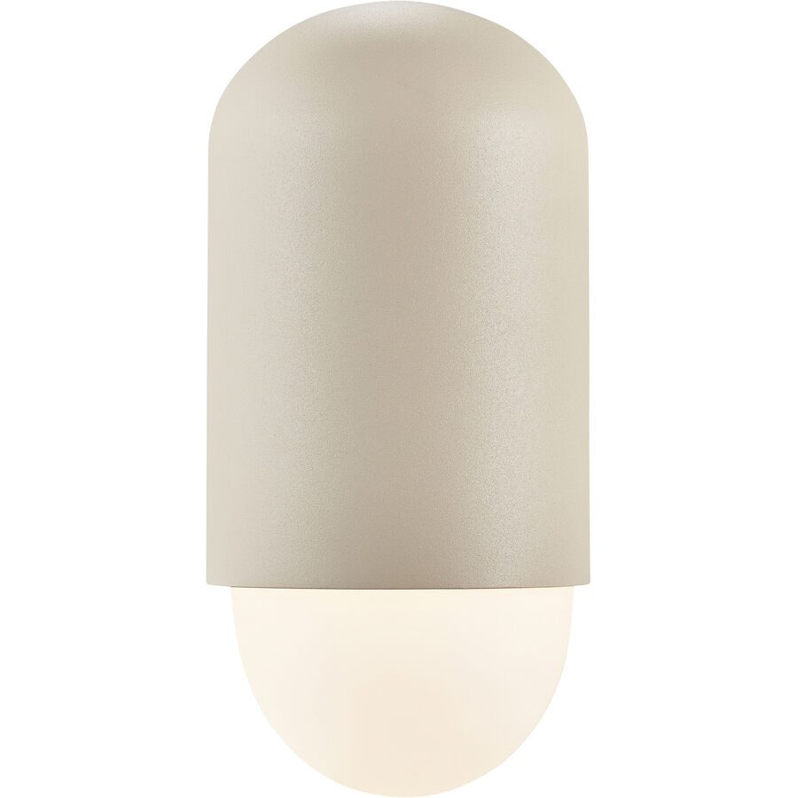 NORDLUX Wandlampe aussen Heka Beige Aluminium 10.6 cm 21.6 cm - Farbe: sand - Wandlampe aussen
