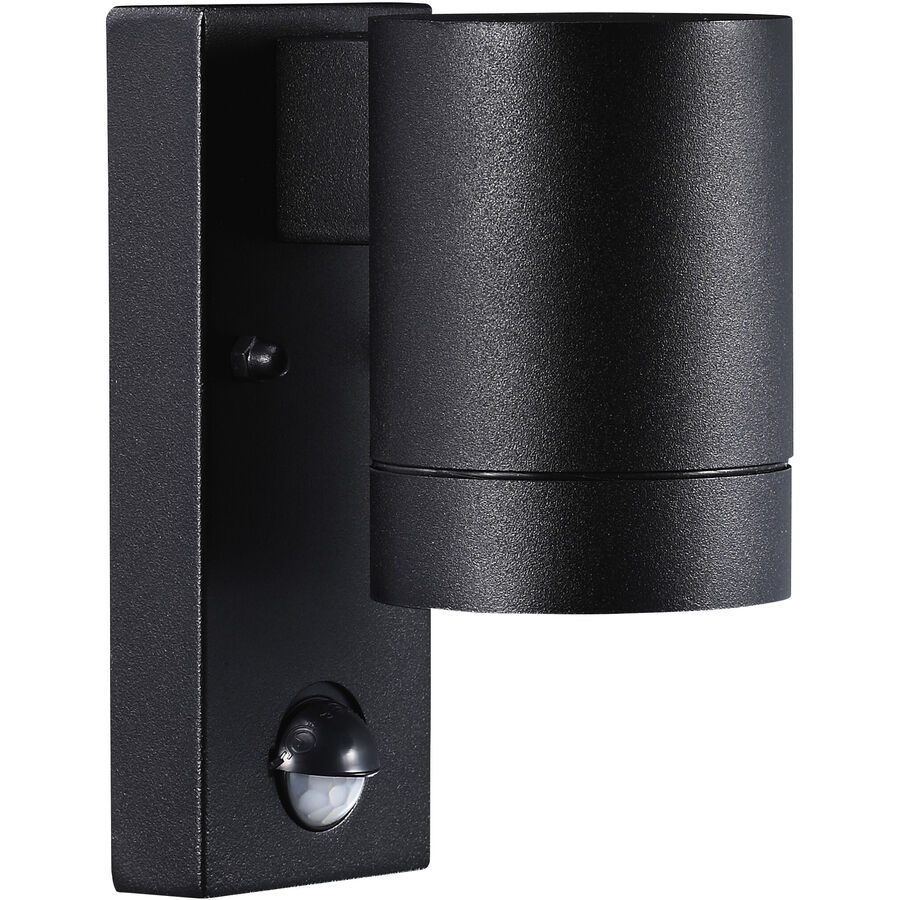 NORDLUX Wandlampe aussen Tin Schwarz Metall 7.6 cm 16 cm - Wandlampe aussen