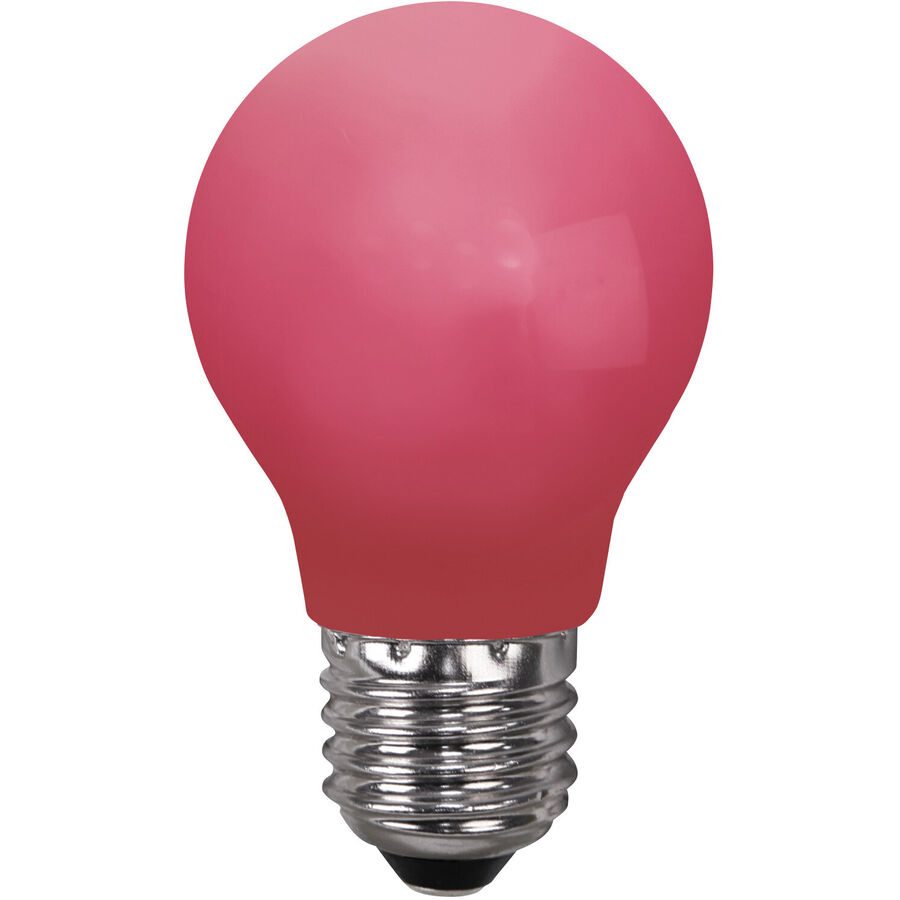 Bulbs Leuchtmittel Bulb Outdoor Kunststoff E27 0.9 W - Farbe: Rot - LED - Material: Polycarbonat - Leuchtmittel- LED Leuchtmittel
