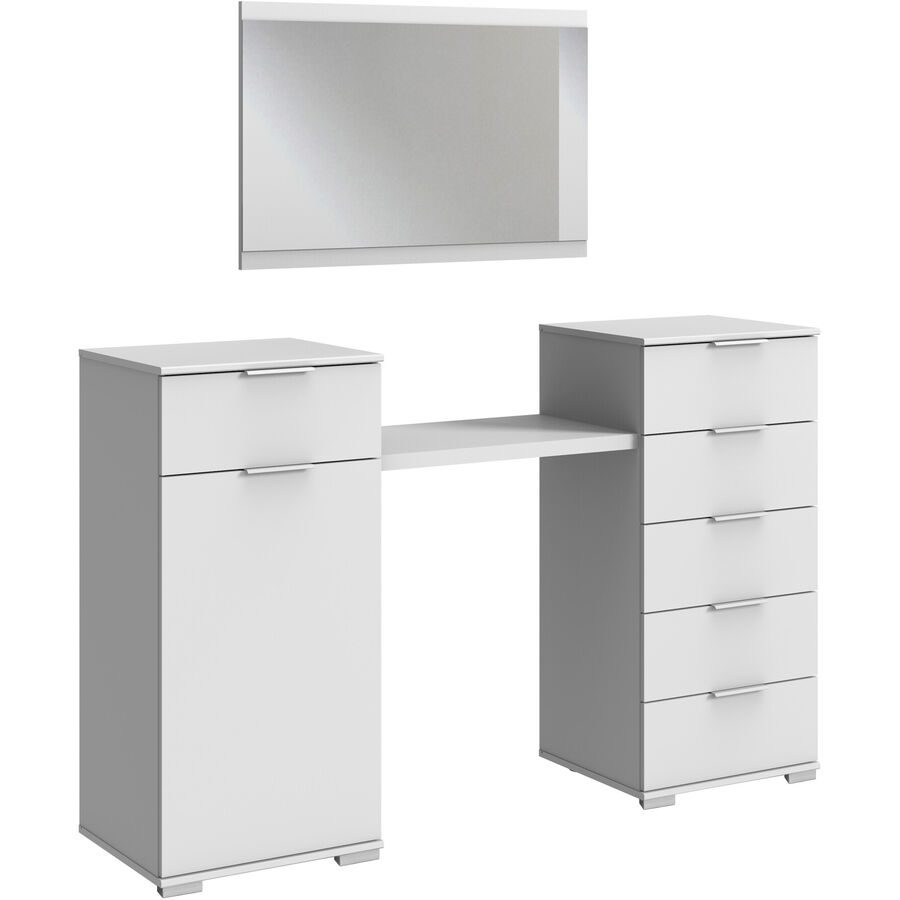 Kommode Peyton A Weiss Holzwerkstoff 165 cm 41 cm - Kommode