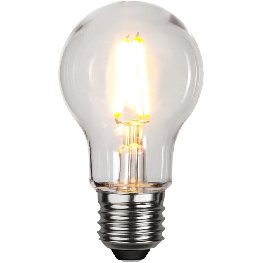 Leuchtmittel Bulb Outdoor Glas E27 2.4 W - Farbe: Transparent - LED - Lichtfarbe: Extra warmweiss - Material: Polycarbonat - Leuchtmittel- LED