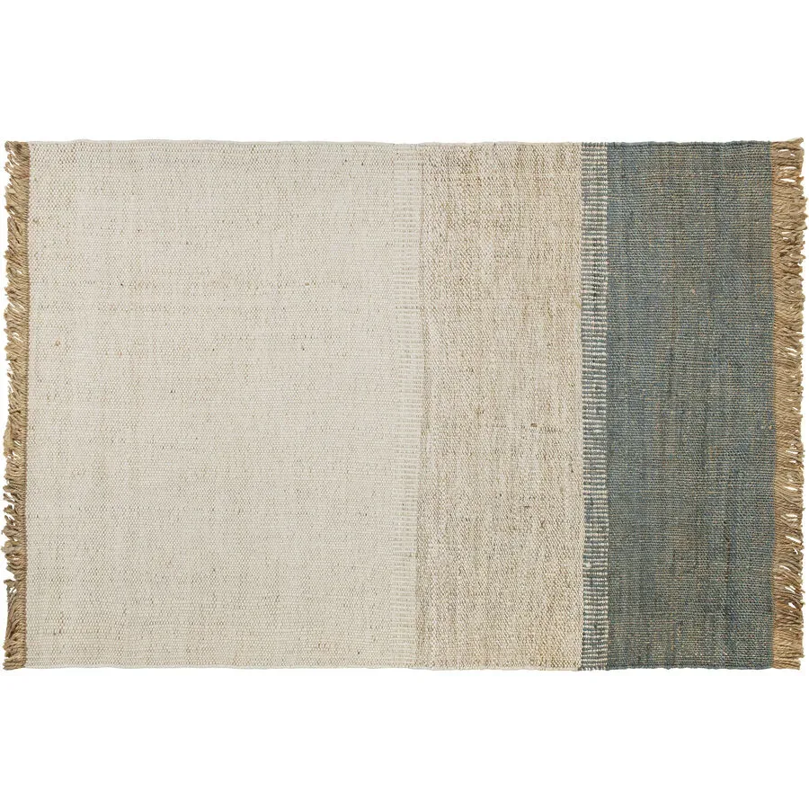 Teppich Lanika Grün/Braun/Beige Jute 160 cm 230 cm - Farbe: Grün, Braun, Beige - Teppich