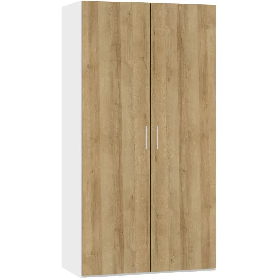 MyDeal Kleiderschrank Comfort go Braun Holz 102 cm 59 cm 195 cm - Farbe: eiche - Material: Holzwerkstoff - Schweizer Möbelhersteller - Kleiderschrank
