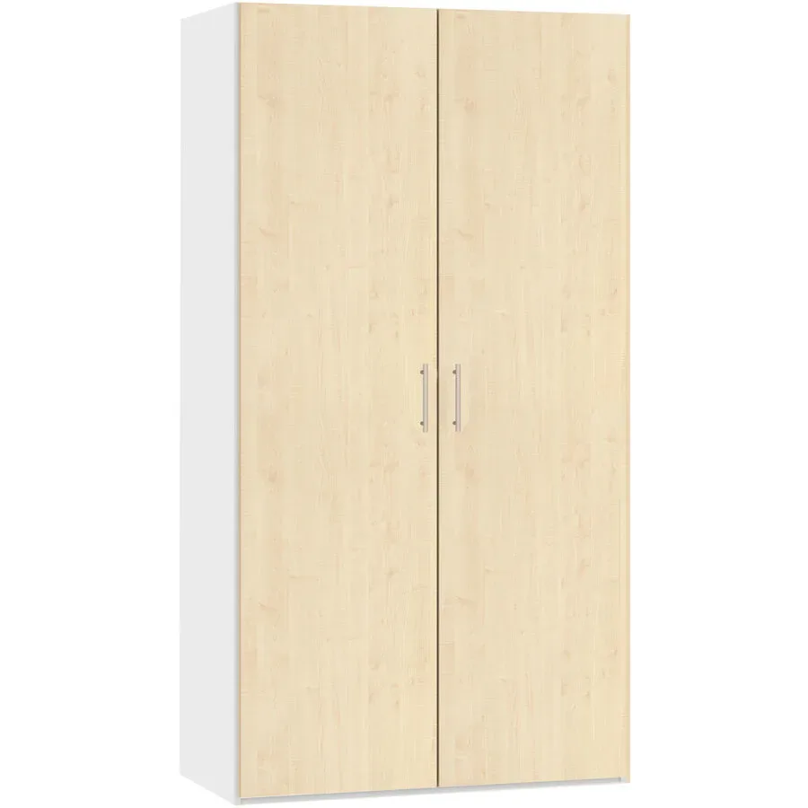 MyDeal Kleiderschrank Comfort go Braun Holz 102 cm 59 cm 195 cm - Farbe: natur - Material: Holzwerkstoff - Schweizer Möbelhersteller - Kleiderschrank