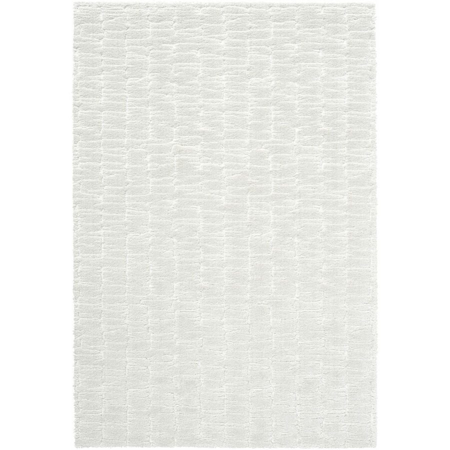 Teppich Masai Grau/Weiss Polyester 80 cm 150 cm - Farbe: hellgrau, weiss - Teppich