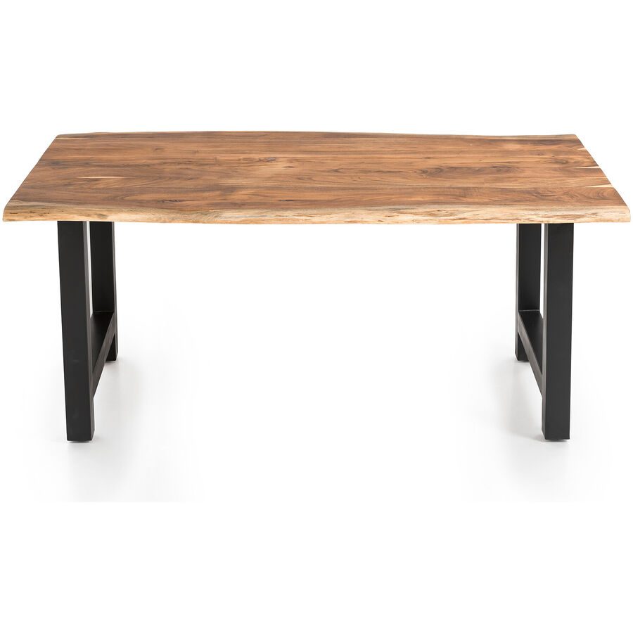 Tisch Karl Braun/Schwarz Holz 240 cm - Farbe: Holzfarben - Material: Akazie - Tisch