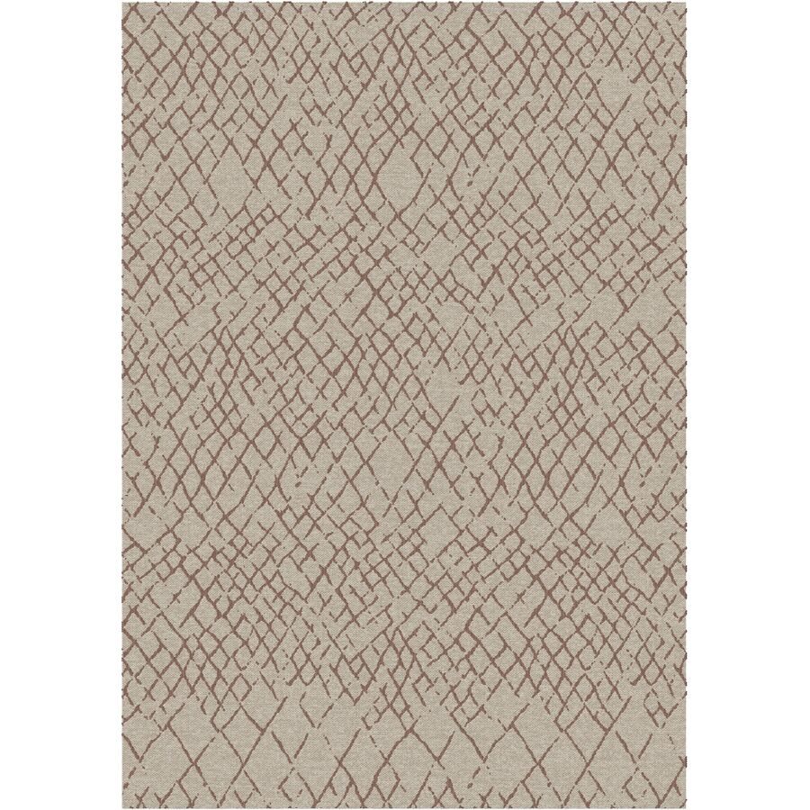 Teppich Ella Beige/Braun Wolle 80 cm 150 cm - Farbe: multicolor - Teppich